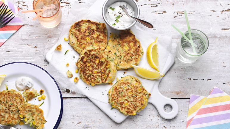 Leftover turkey, courgette and sweetcorn fritters | Bristol Foodie