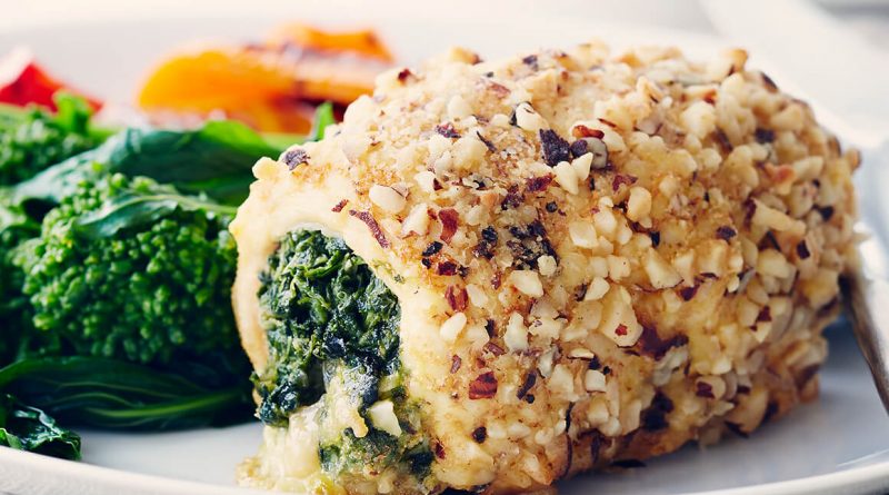 Hazelnut chicken with spinach | Bristol Foodie